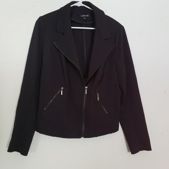 Lane Bryant Jackets & Blazers - Lane Bryant  Moto Stretchy Zipper Jacket Size 16